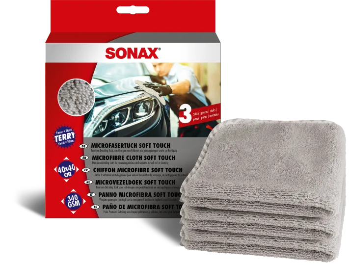 SONAX Mikrokuituliina Soft Touch 40x40 3 kpl