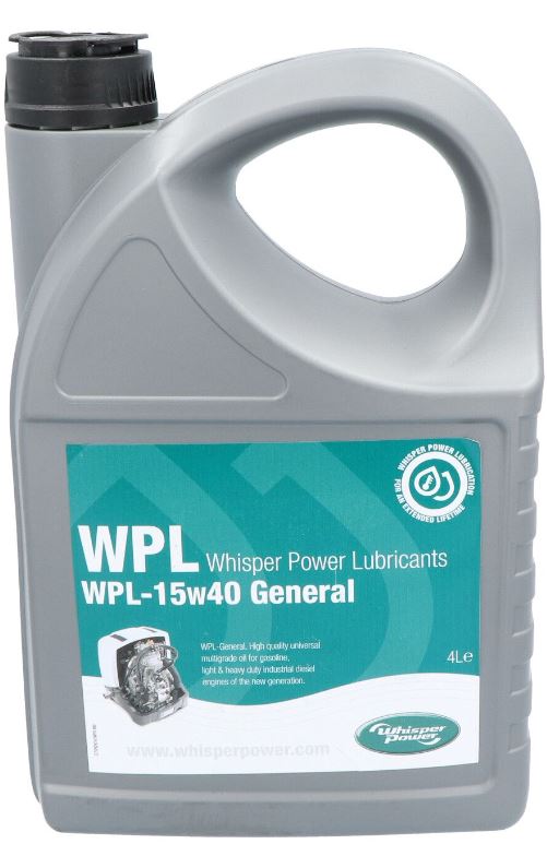 ljy, generaattorille WPL-15W40 - 4 Ltr. OIL SWPL 15W40