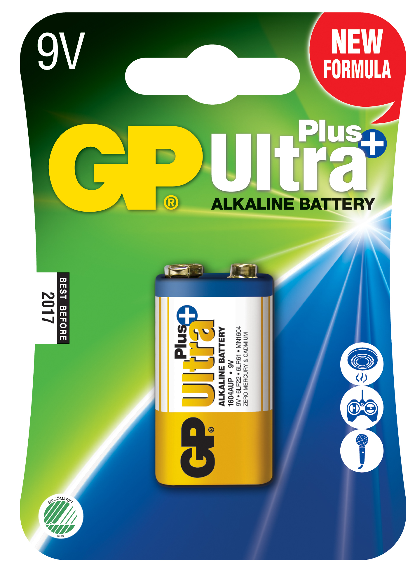 Paristo GP Ultra Plus 9V, 1kpl