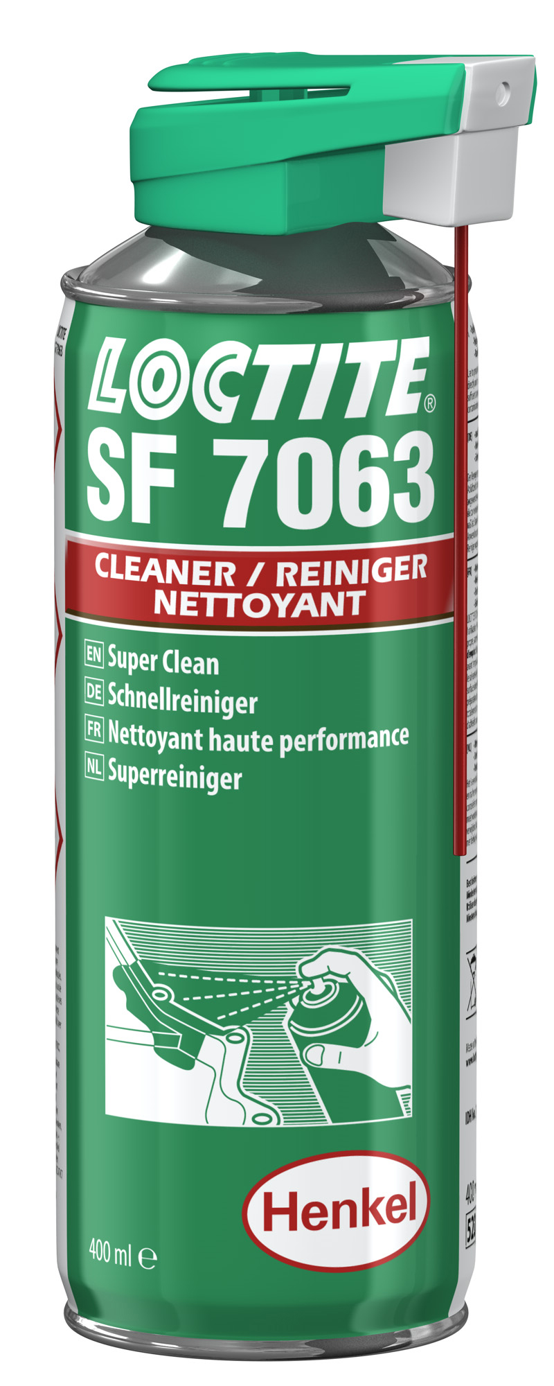 Loctite puhdistusaine SF 7063, 400 ml