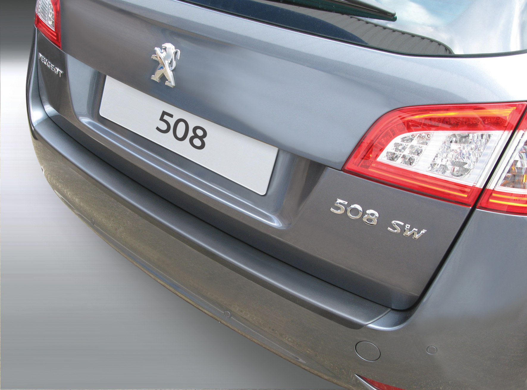 Takapuskurin kolhusuoja Peugeot 508SW 3/2011-